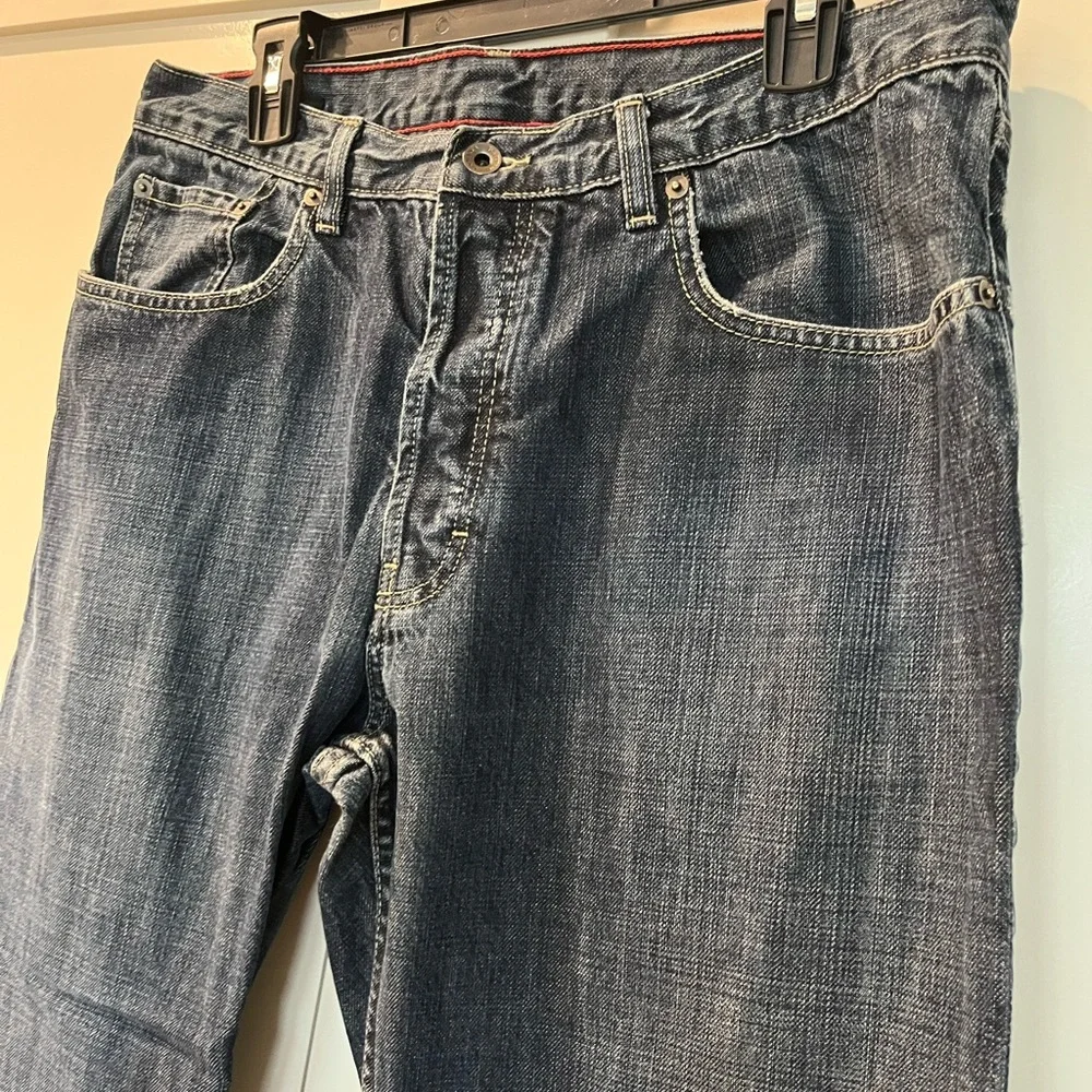 Banana Republic Relaxed Fit Blue Jeans 100% Cotton Straight Leg | 35x34